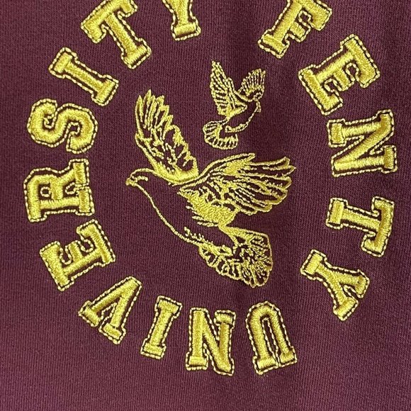 Puma Fenty University By Rihanna Back Lacing Hoodie Womens Pullover Medium - Picture 3 of 8